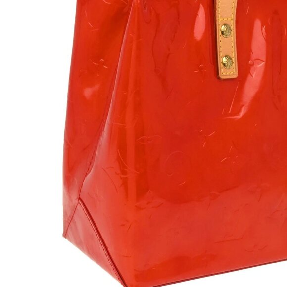 Louis Vuitton Red Vernis Reade PM Tote Handbag - Picture 4 of 10